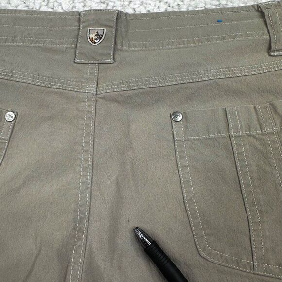 Kuhl Vintage Patina Dye Hiking Shorts Tan Brown - Picture 5 of 14